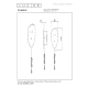 CHARLIE - Kinkiet dziecięcy - LED Dim. - 1x5W 2600K/2700K - Cream 44204/08/38 Lucide